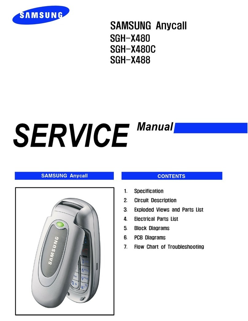 Samsung SGH-X480 User manual