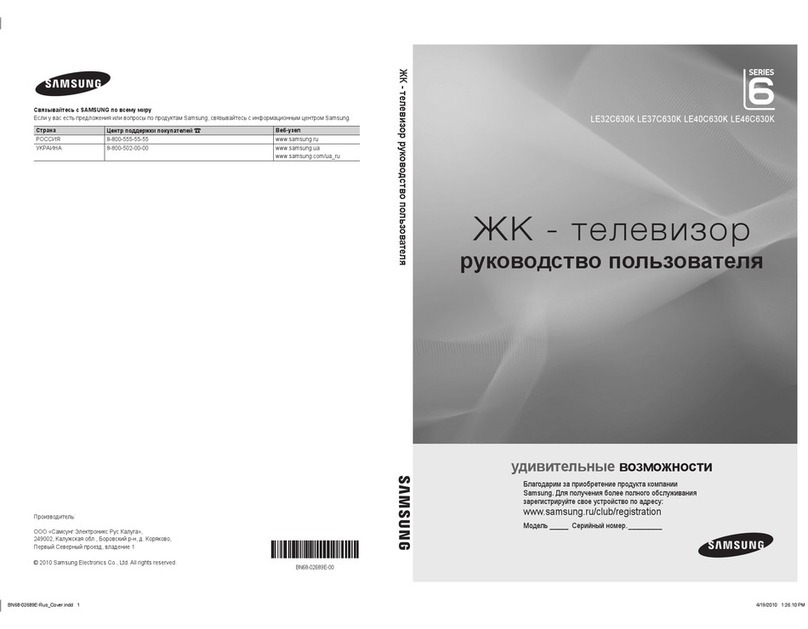 Samsung 6 series User manual