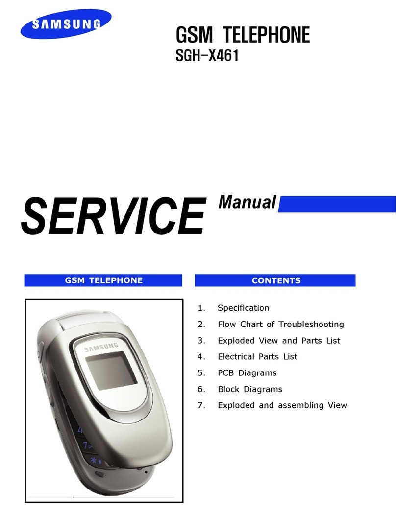 Samsung SGH-X461 User manual