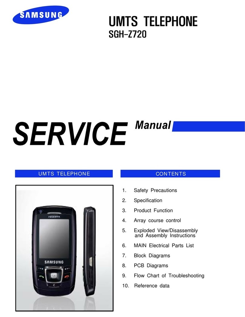 Samsung SGH-Z720 Service manual