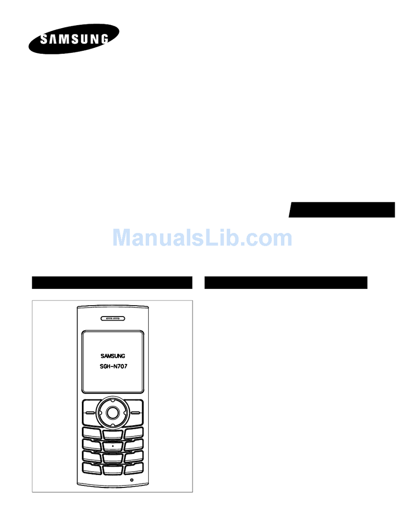 Samsung SGH-N707 User manual