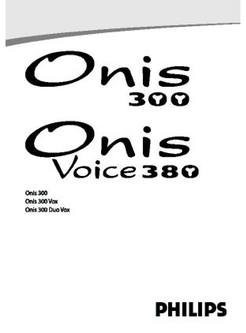 Philips Onis 300 User manual