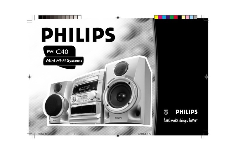 Philips FW-C40 user manual