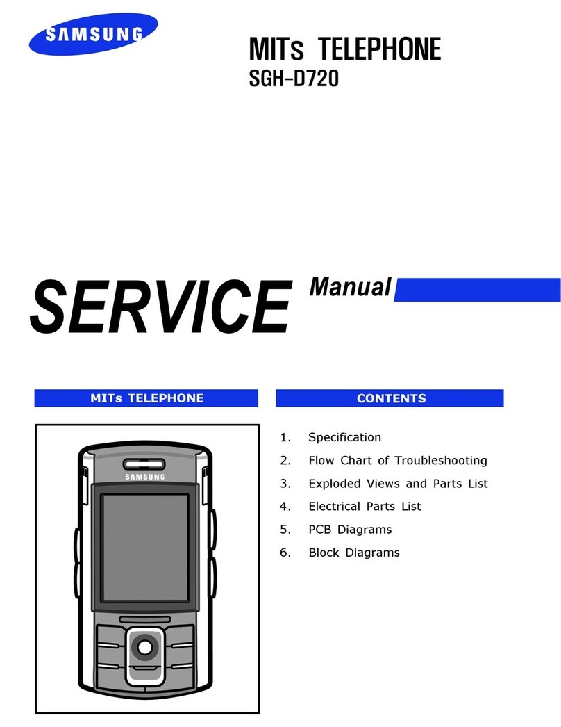Samsung SGH-D720 Service manual