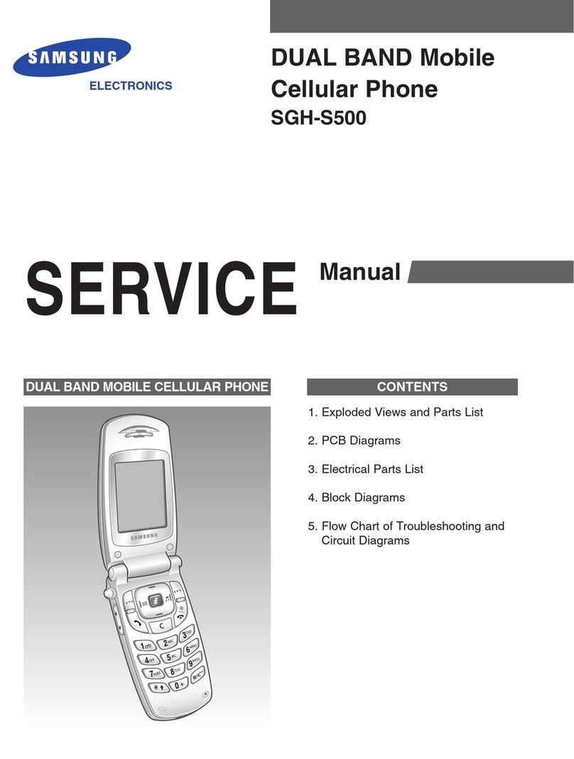 Samsung SGH-S500 Service manual