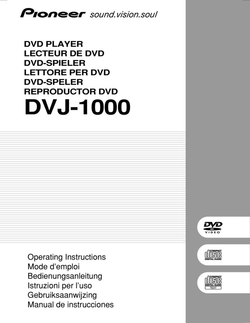 Pioneer DVJ-1000 User manual