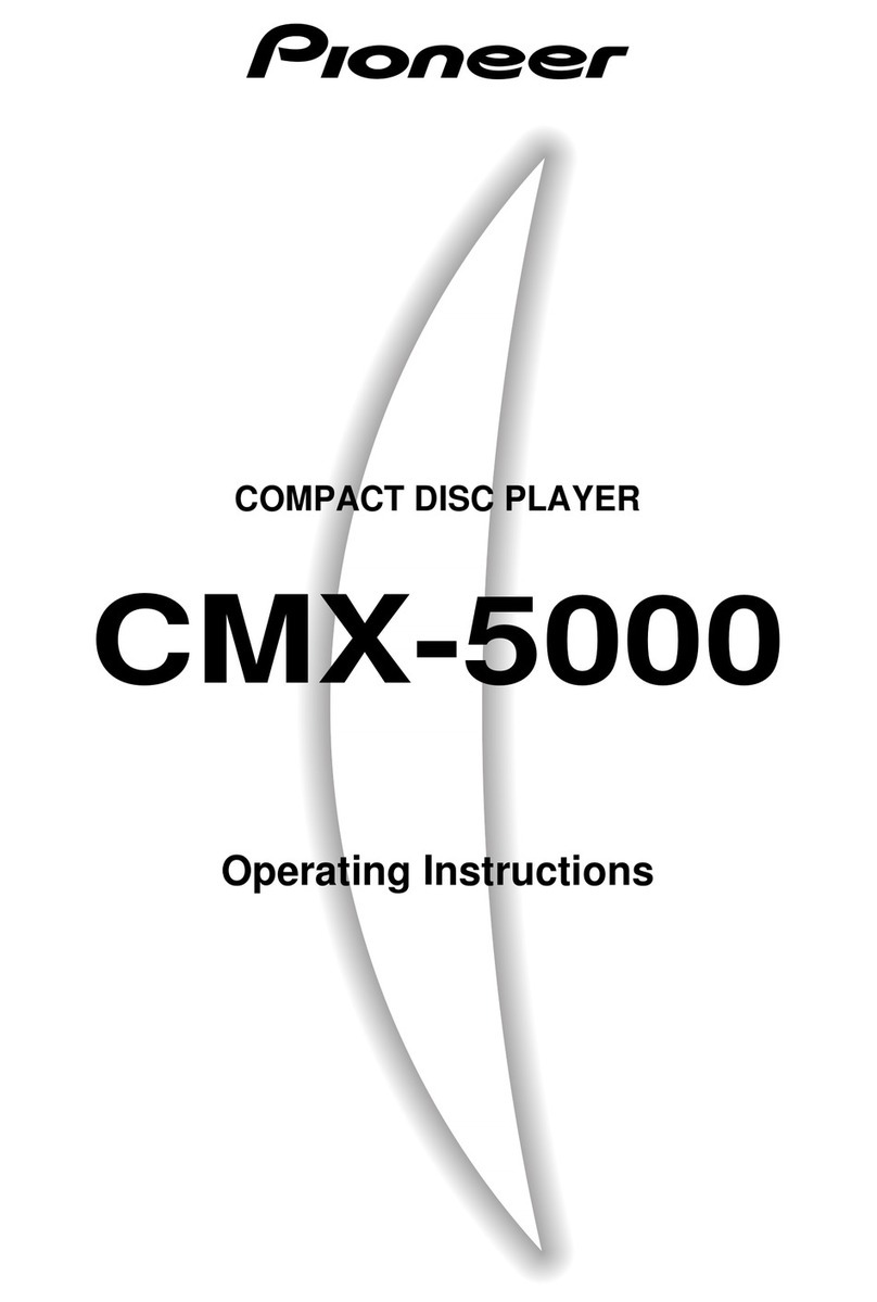 Pioneer CMX-5000 User manual