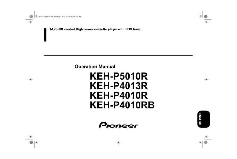 Pioneer KEH-P4010R Operation manual