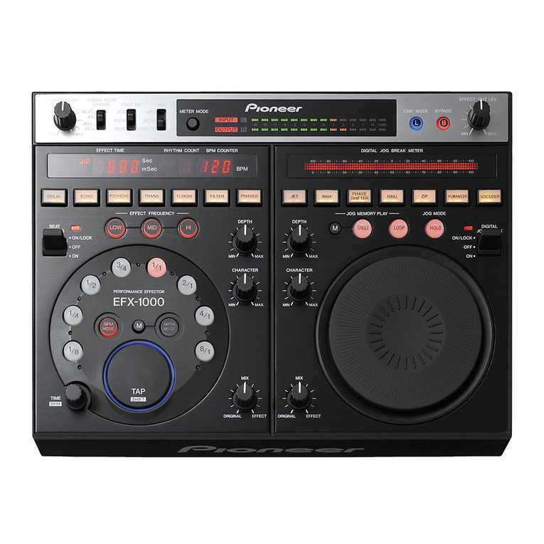 Pioneer EFX-1000 User manual