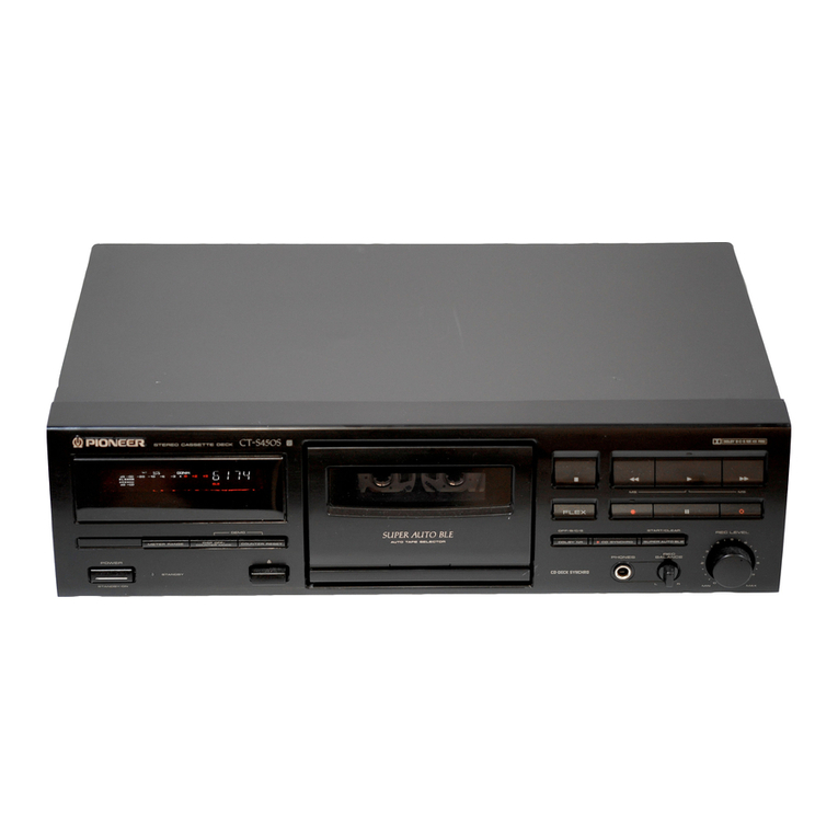 Pioneer CT-S450S User manual