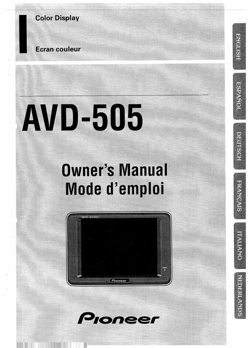 Pioneer AVD-505 User manual