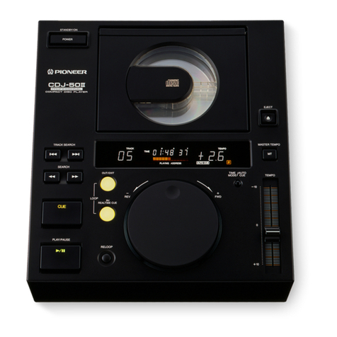 Pioneer CDJ-500II User manual