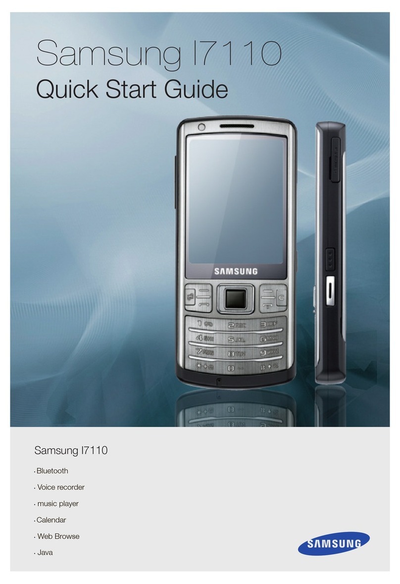 Samsung I7110 User manual