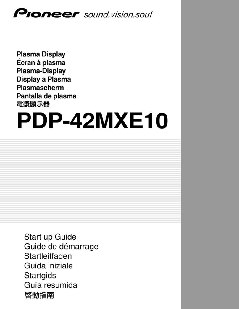 Pioneer PDP-42MXE10 User guide