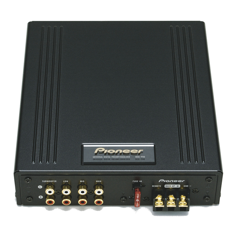 Pioneer DEQ-P90 User manual