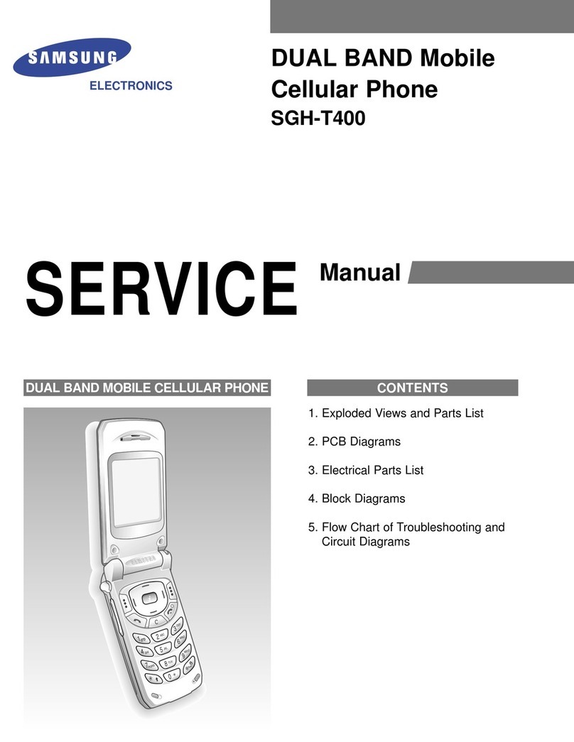 Samsung SGH-T400 Service manual