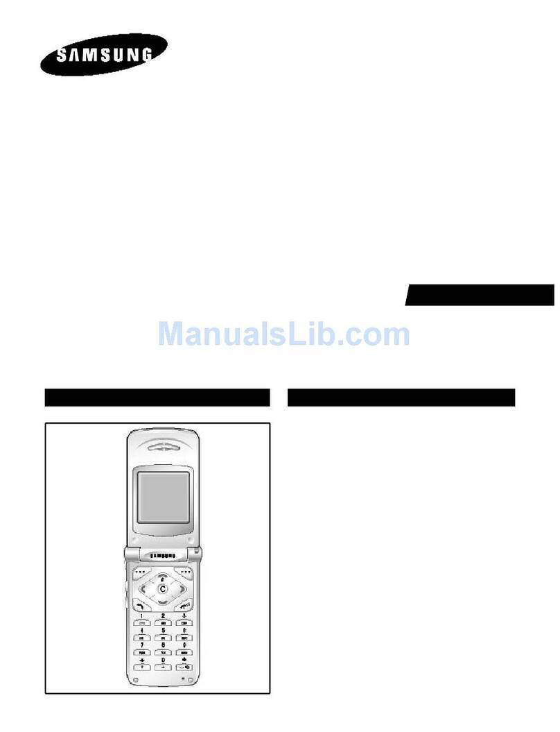 Samsung SGH-A500 User manual