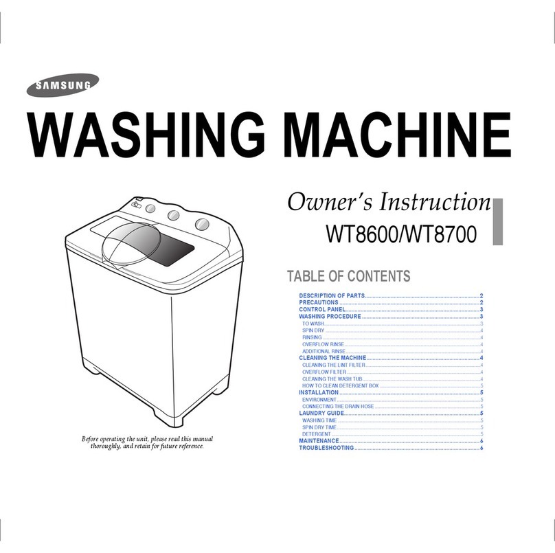 Samsung WT8600 User manual