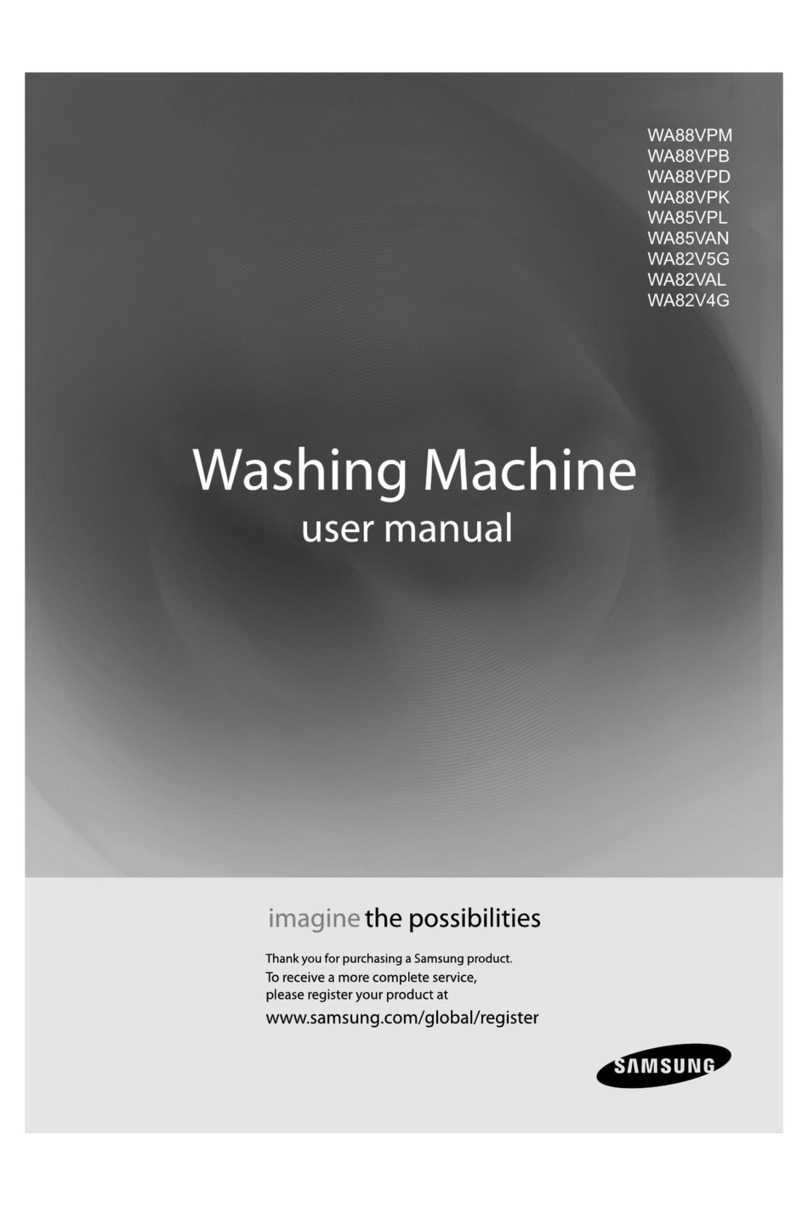Samsung WA88VPM user manual