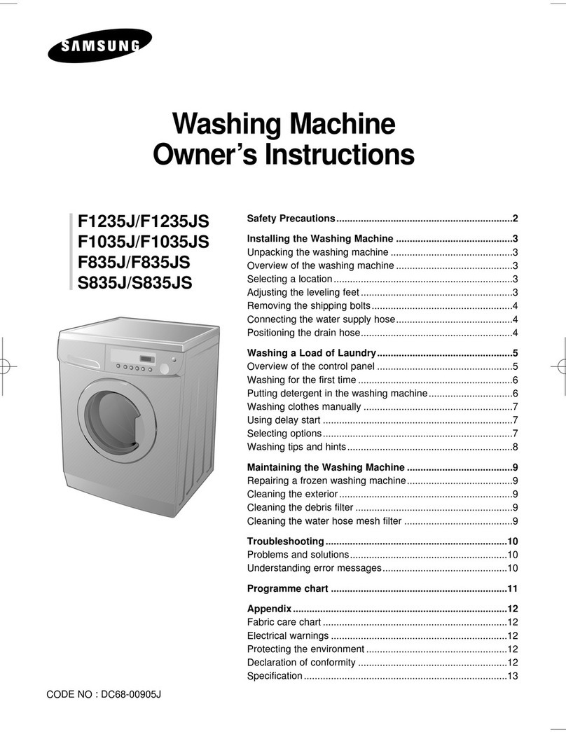 Samsung F1035JS Owner's instructions