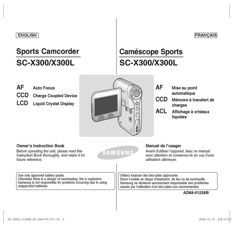 Samsung SC-X300 Setup guide