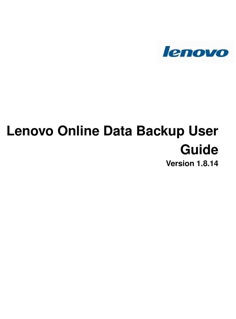 Lenovo Online Data Backup 1.8.14 User manual Lenovo Online Data Backup 1.8.14 User manual