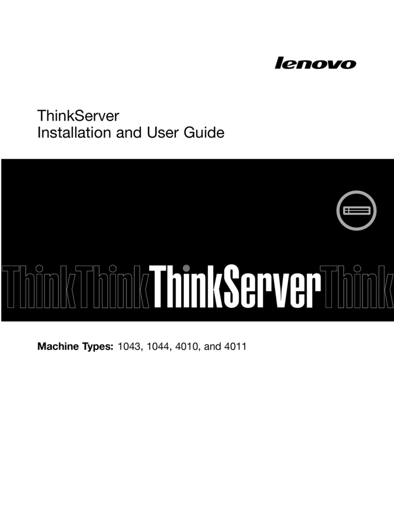 Lenovo ThinkServer 1043 User manual Lenovo ThinkServer 1043 User manual
