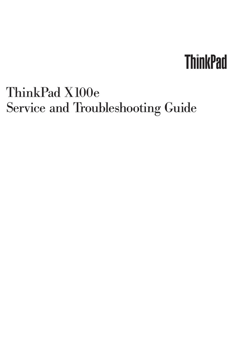 Lenovo THINKPAD X100E User manual Lenovo THINKPAD X100E User manual