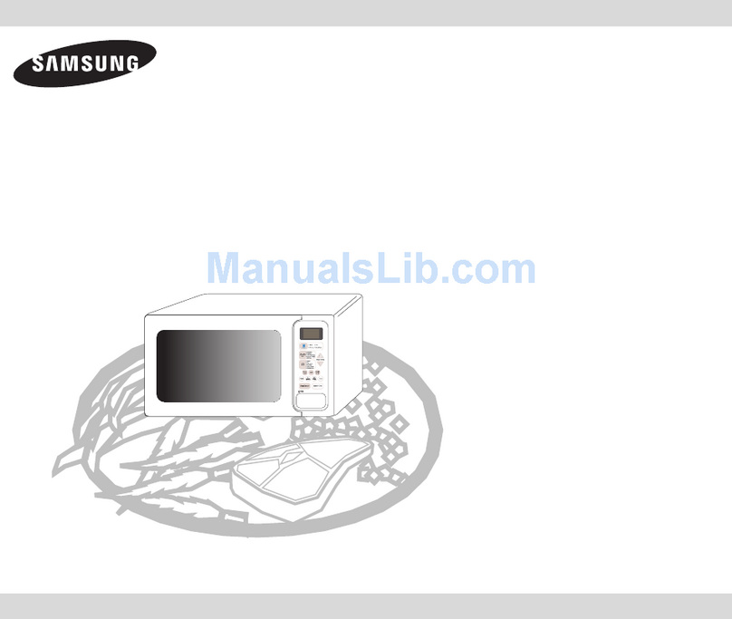 Samsung GE83ZL Owner's instructions and cooking guide