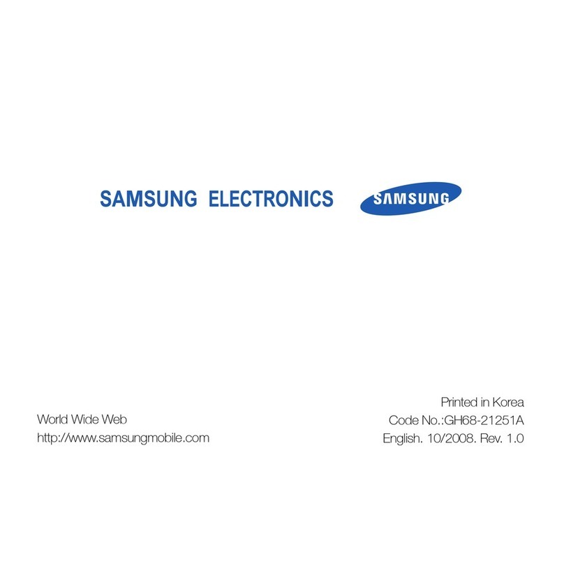 Samsung Omnia User manual