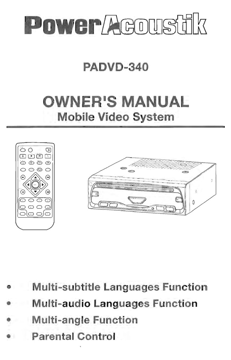 PowerAcoustik PADVD-340 owner's manual