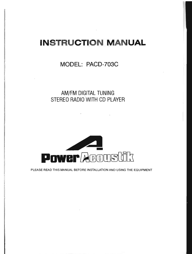 PowerAcoustik PACD-703C instruction manual
