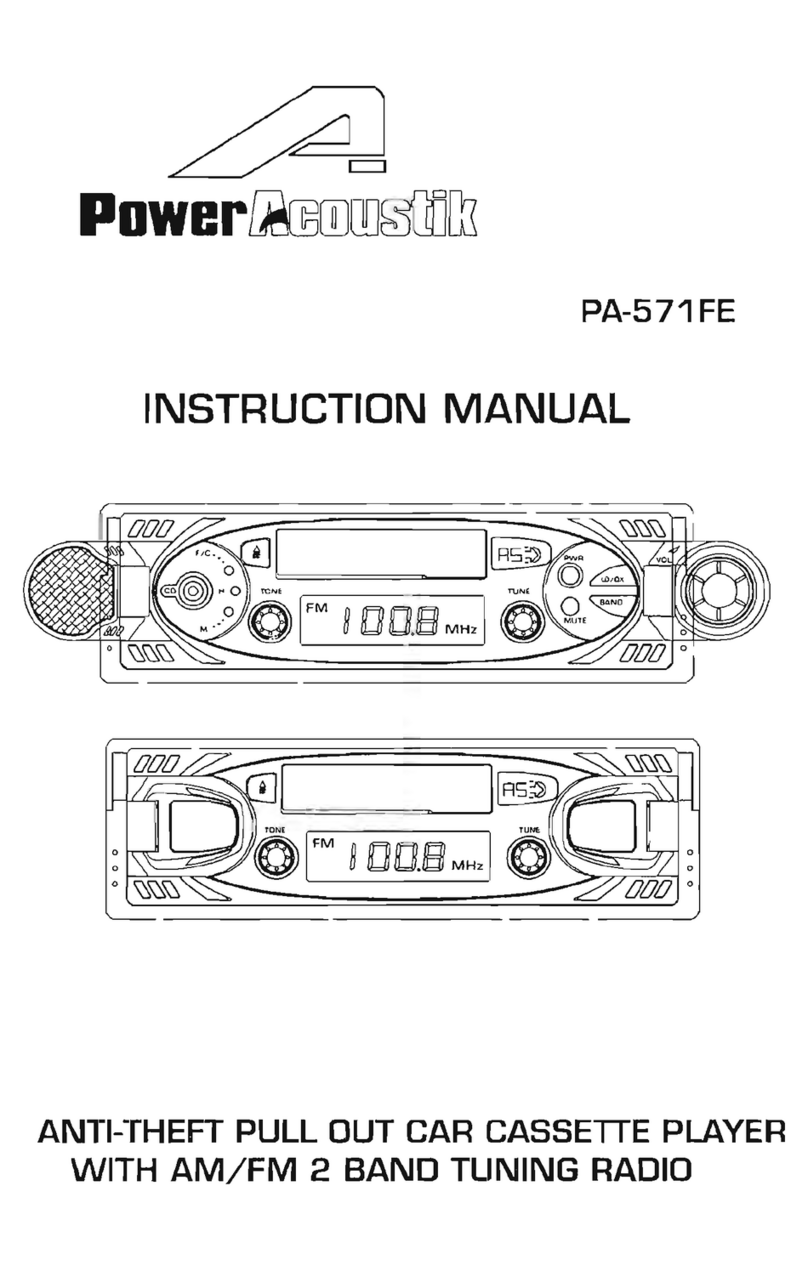 PowerAcoustik PA-571FE User manual PowerAcoustik PA-571FE User manual