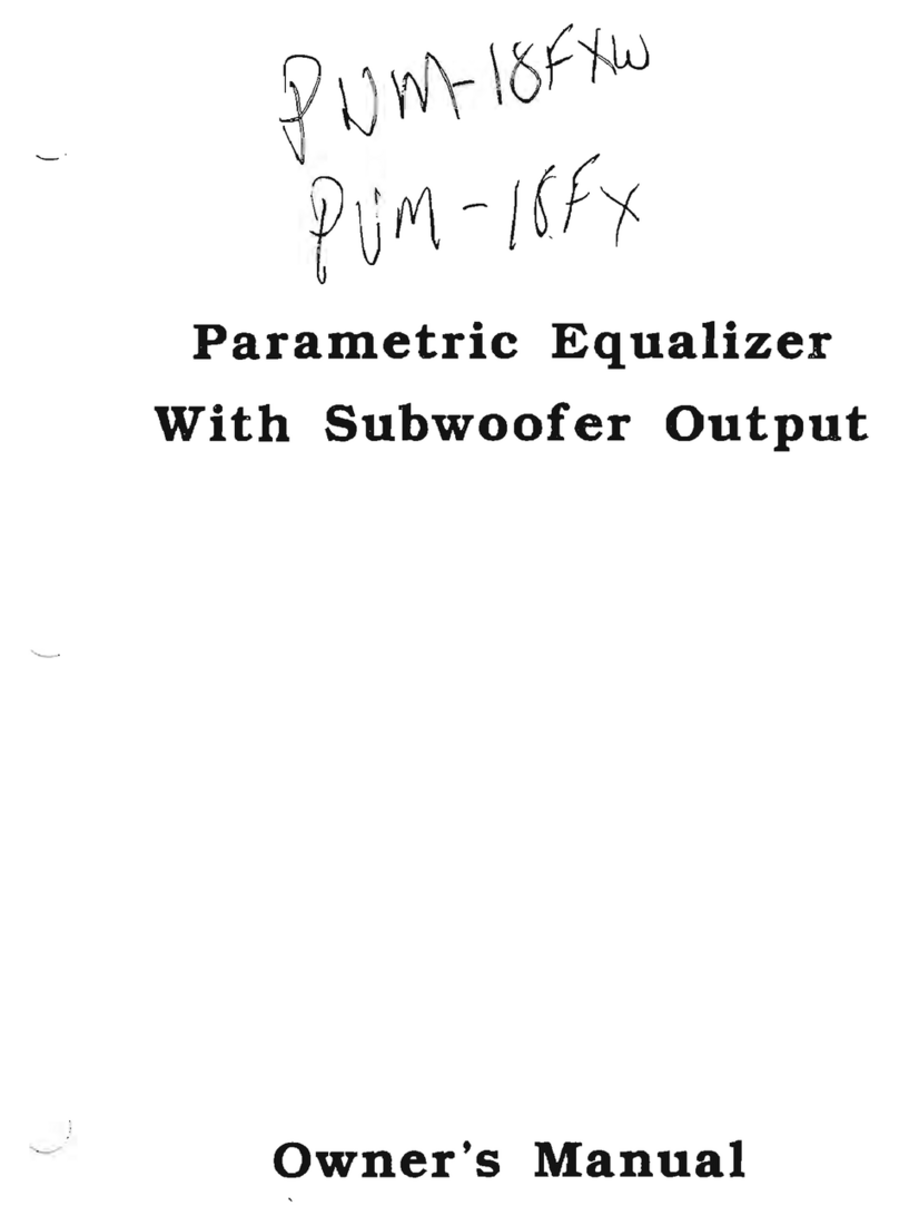 PowerAcoustik PWM-18FX owner's manual