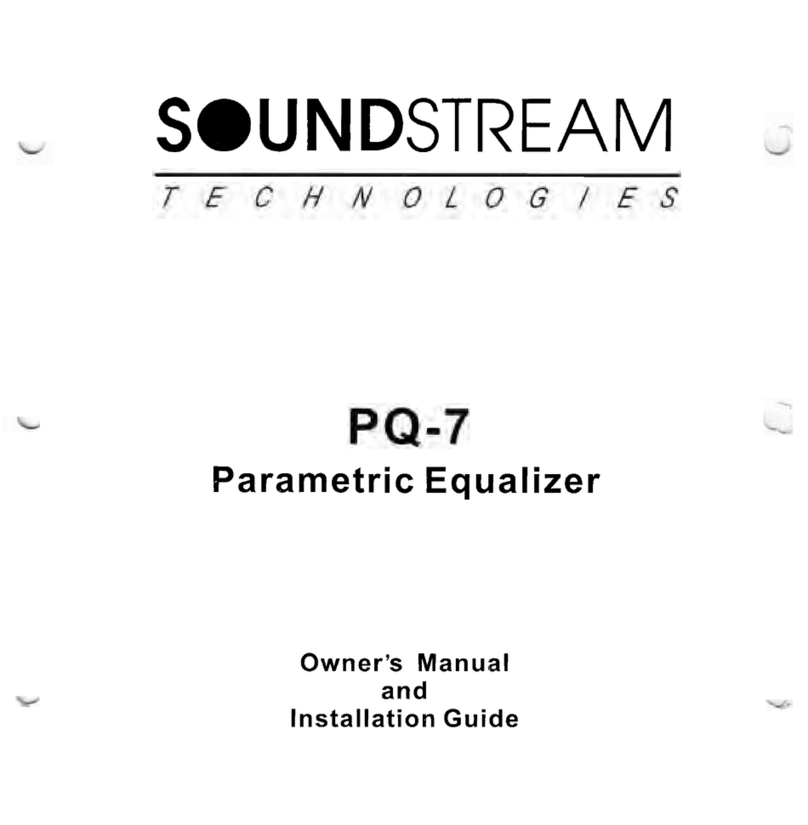 PowerAcoustik Soundstream PQ-7 Owner's manual and installation guide PowerAcoustik Soundstream PQ-7 Owner's manual and installation guide
