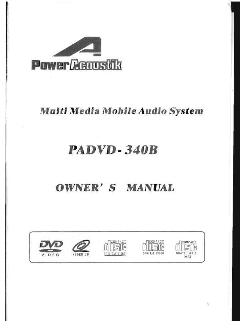 PowerAcoustik PADVD-340B owner's manual