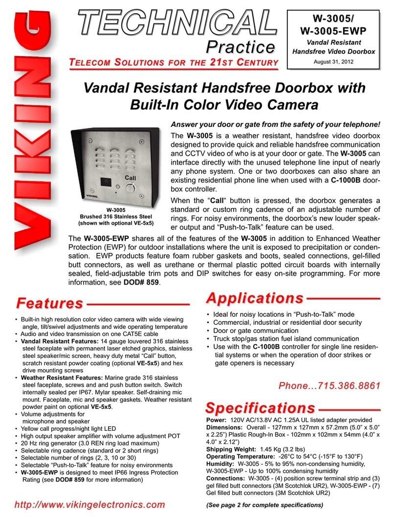 Viking W-3005 Technical practice