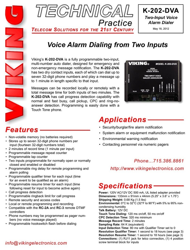 Viking K-202-DVA Technical practice