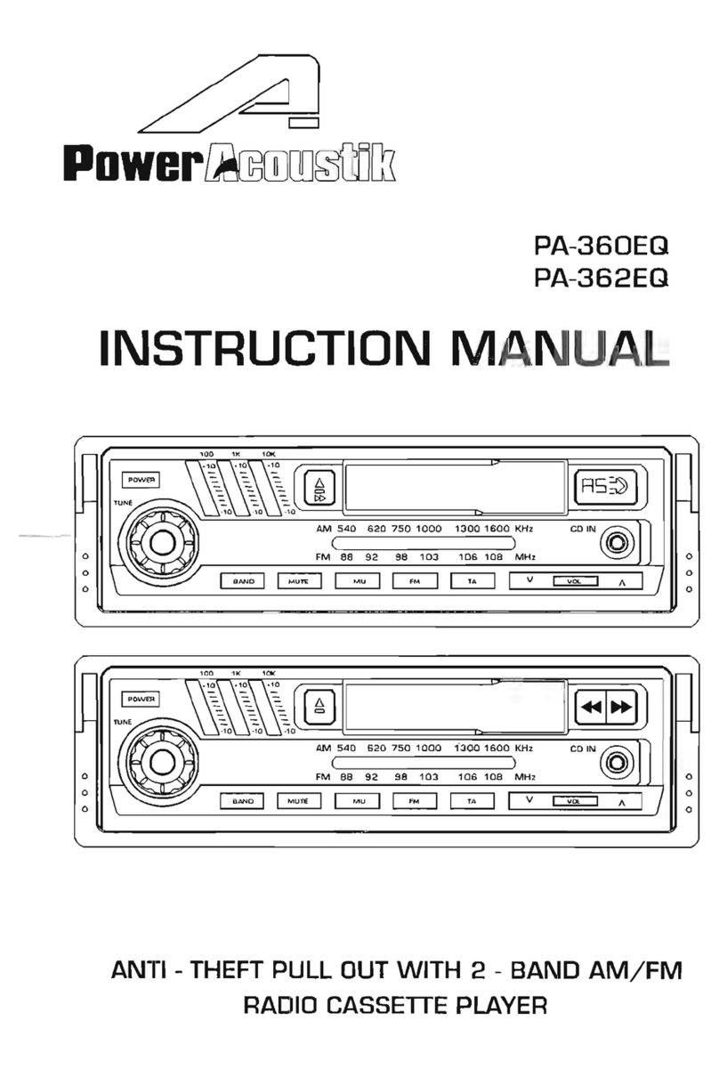 PowerAcoustik PA-360EQ instruction manual