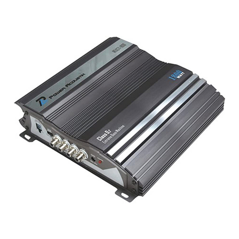 PowerAcoustik REACT1-1100 owner's manual