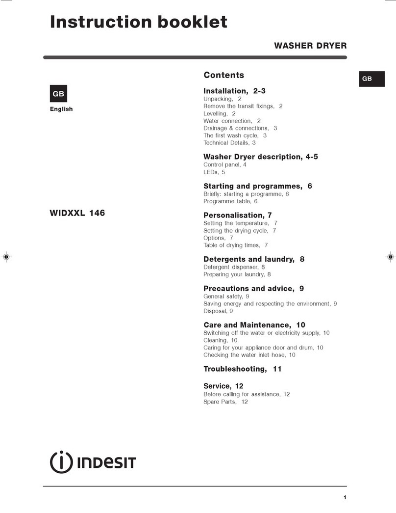 Indesit WIDXXL 146 User manual