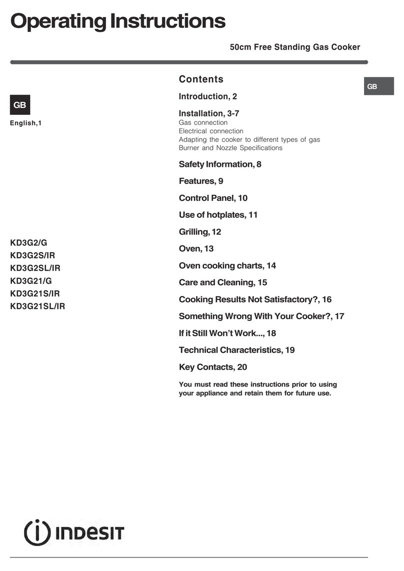 Indesit KD3G2 User manual