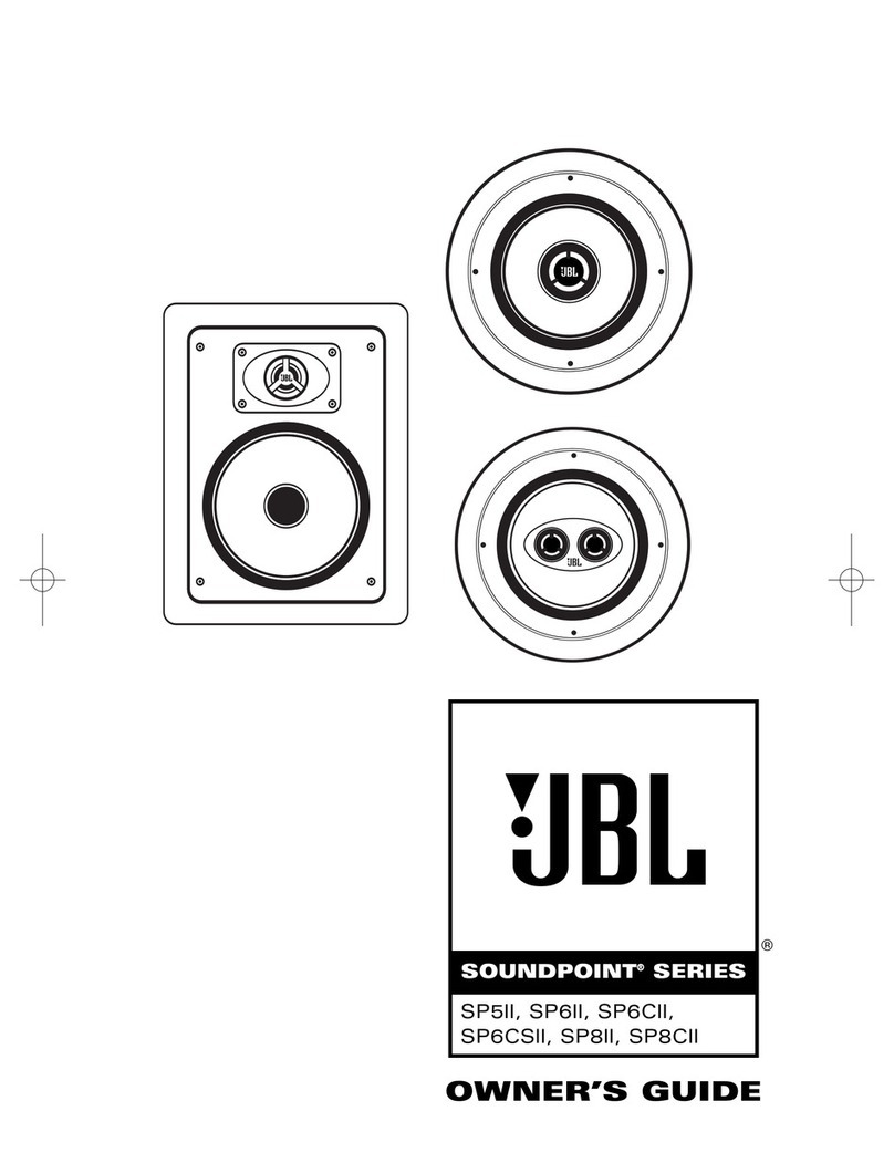 JBL SOUNDPOINT SP5II User manual JBL SOUNDPOINT SP5II User manual