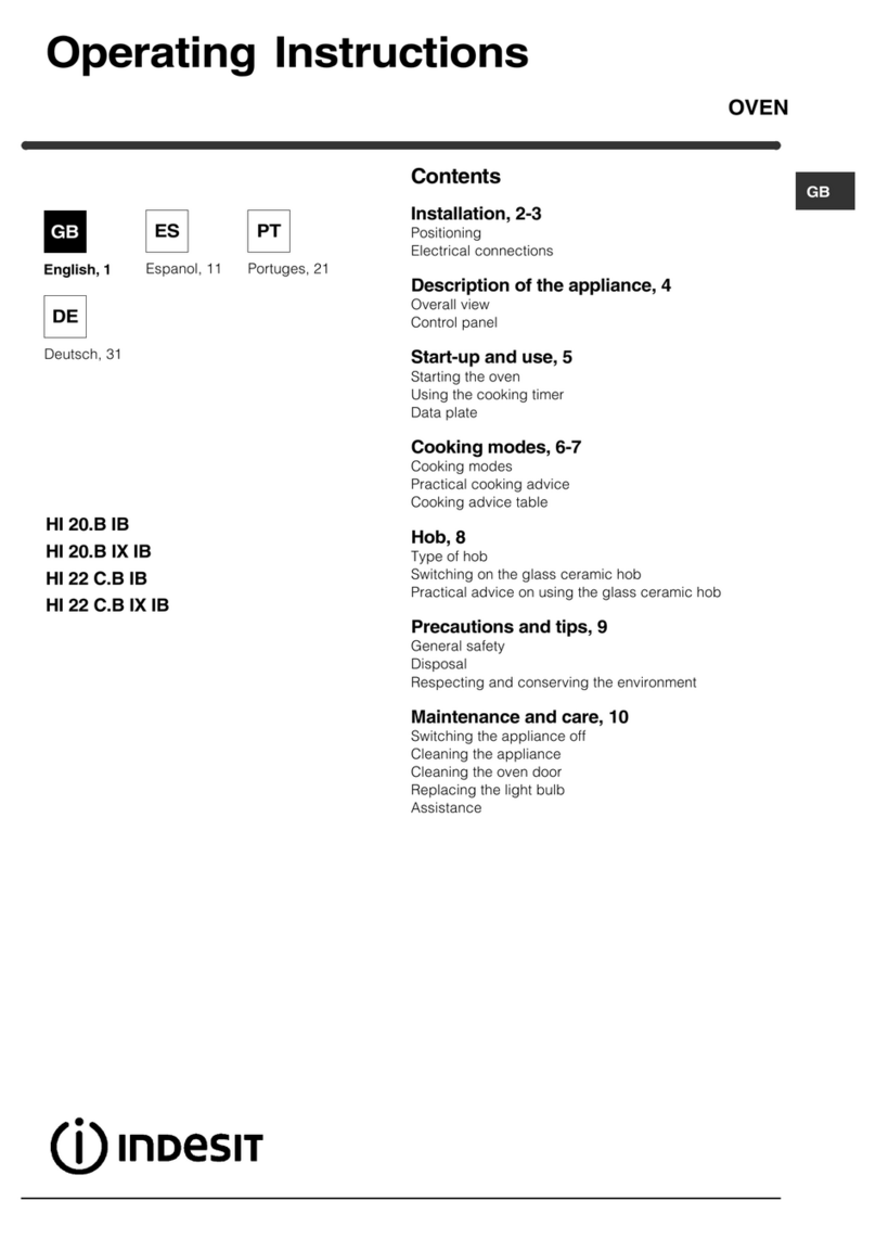 Indesit HI 20.B IB User manual