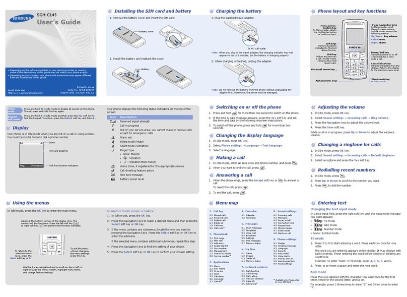 Samsung SGH-C145 User manual