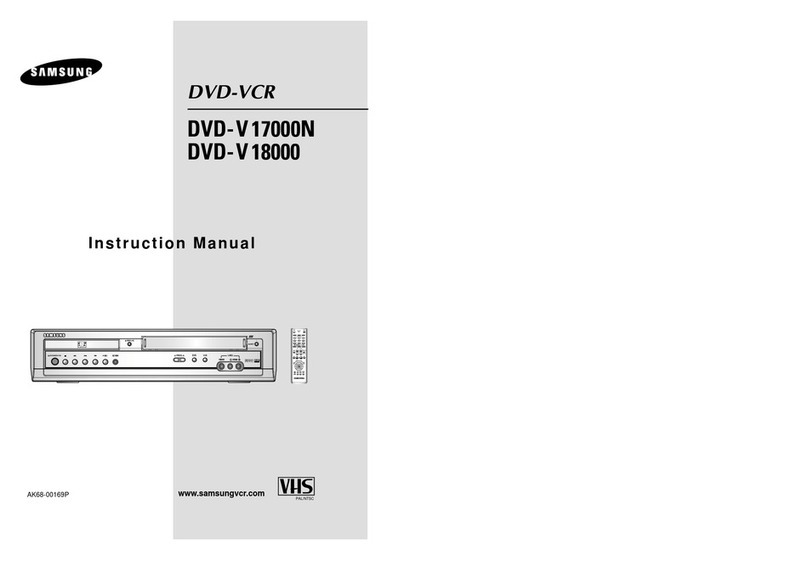 Samsung DVD-V18000 instruction manual