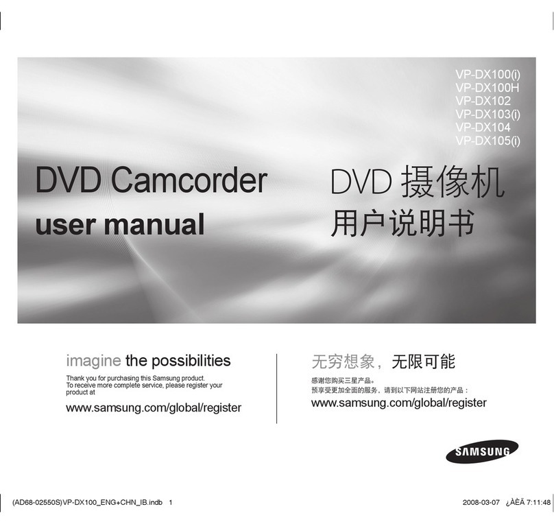 Samsung VP-DX100(i) user manual