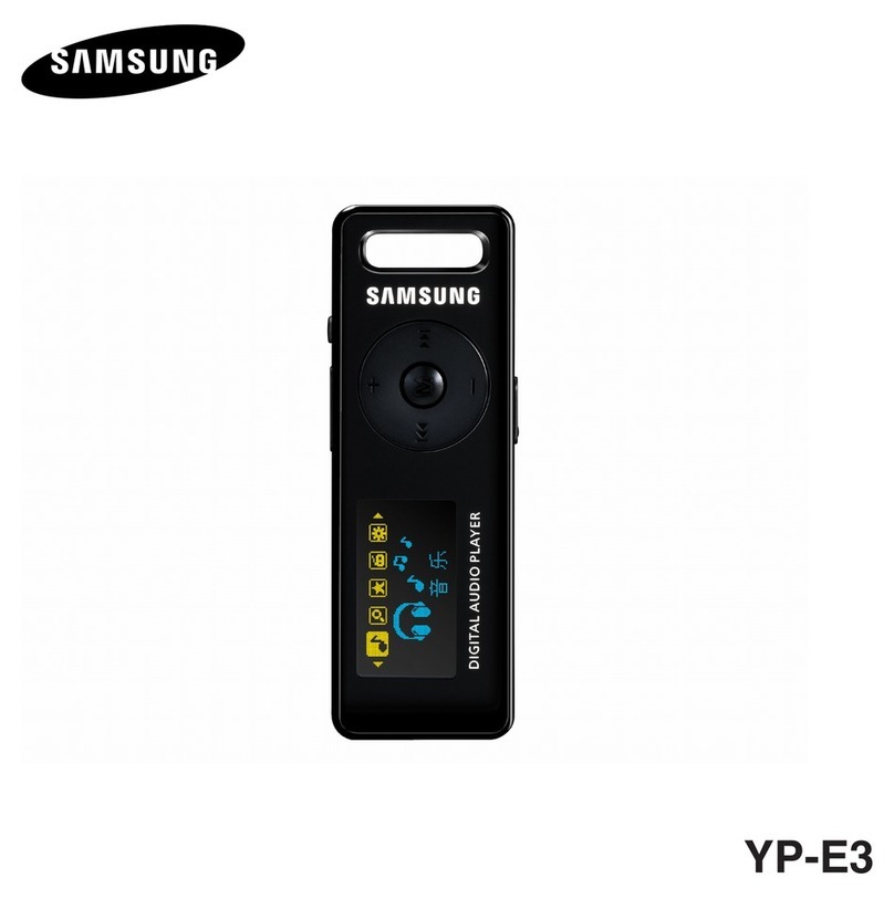Samsung YP-E3 User manual