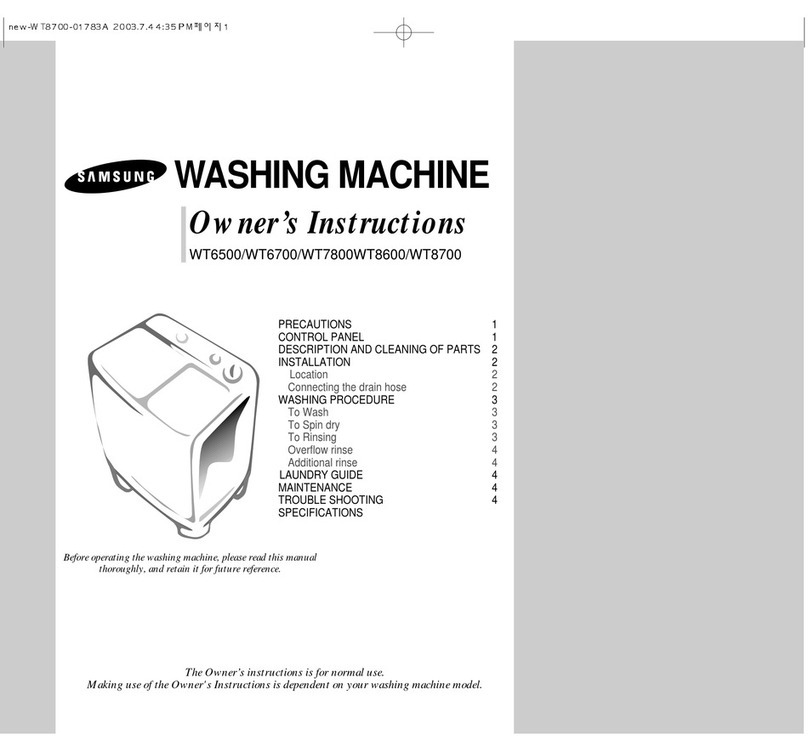 Samsung WT6500 Owner's instructions Samsung WT6500 Owner's instructions