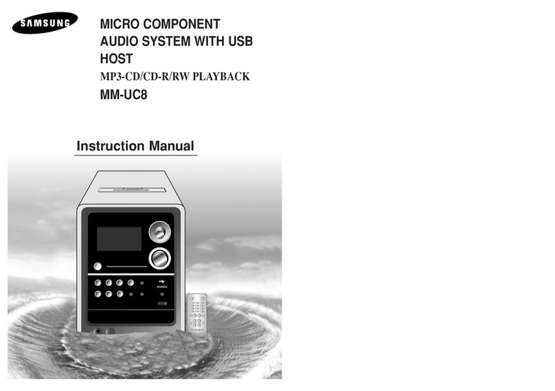 Samsung MM-UC8 instruction manual